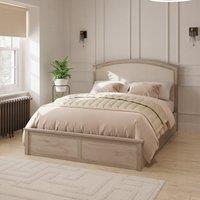 GFW Madrid Ottoman Bed in Light Oak | Size: Double