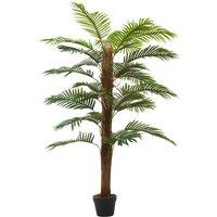 Garden Sanctuary 160cm Garden Artificial Palm Tree Potted for Home Decor in Green
