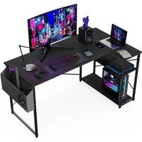 Wyld and Coco Black Gaming Computer Desk