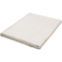 1951 'Luxury 600 Thread Count' Egyptian Cotton Flat Sheet in Light Beige | Size: Super King Flat