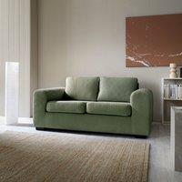 Abakus Direct Boston 3 Seater Sofa Basket Weave in Dark Green