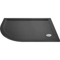 Balterley Premium Shower Tray - Left Hand Offset Quadrant in Grey