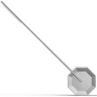 Octagon Portable One Desk Lamp - Silver