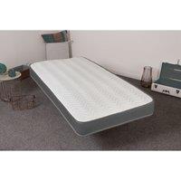 eXtreme Comfort Ltd Cooltouch Essentials Wave Grey Border Quilted Hybrid Spring Mattress | Size: King