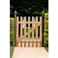 Garden Wood Fence Gate with Latch