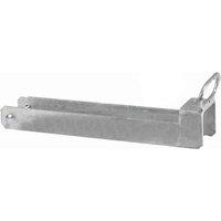 Burbage Iron Craft Evington Farm/Field Style 5 Bar Gate Throw-Over Latch - Galvanised in Silver