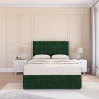 Alabama Plush Bed Set With No Drawers Mattress & 26" Headboard