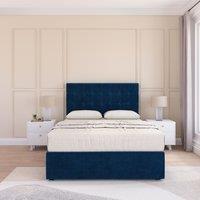 Alabama Plush Bed Set With No Drawers Mattress & 26" Headboard