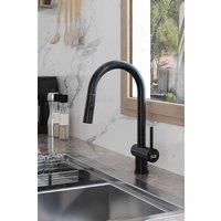 Modern Swivel Kitchen Faucet Pull-down Sink Tap Sprayer with Pull-out Hose