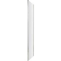 Balterley Sonic 760mm Shower Side Panel & 8mm Safety Glass & Easyfit - Chrome in Silver