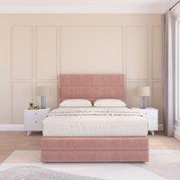 Monaco Divan Bed Set With No drawers & Matching Footboard - Plush Velvet