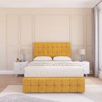Berlin Divan Bed Set With 2 drawers Footend - Plush Velvet
