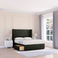 Falcon Dumfries Wingback Bed Set ,No Drawers & 54" Floor Standing Headboard