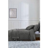 1951 'Andaz' Eqyptian Cotton Standard Pillowcase in Charcoal | Size: Double
