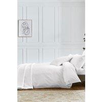 1951 'Andaz' Eqyptian Cotton Standard Pillowcase in White | Size: Double