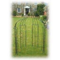 Poppyforge Imperial Bower - Steel - Bare Metal/Ready to Rust in Dark Green
