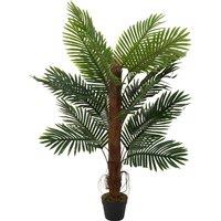 Garden Sanctuary 120cm Garden Artificial Palm Tree Potted for Home Decor in Green