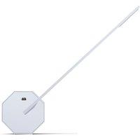 Octagon Portable One Desk Lamp - White