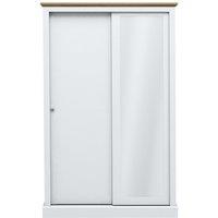 Lemon Pavilion Furniture Devon 2 Door Sliding Wardrobe - L57.7 x W113.8 x H181.6 cm - White | Size: 1 Pack
