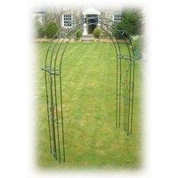 Poppyforge Imperial Traditional 4 Sided Gazebo Bare Metal/Ready to Rust - Steel in Dark Green