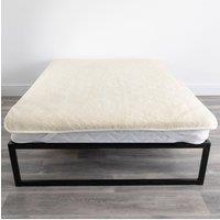 Native Natural Merino Wool Mattress Cover - Natural Wool Mattress Topper | Size: Single