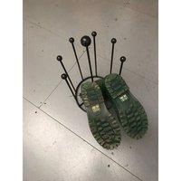 Poppyforge 4 Pair Boot Carousel - Steel - L31.8 x W31.8 x H57.2 cm - Black