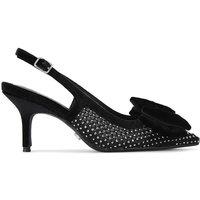 Carvela Women's 'Lavish Jewel Bow' Fabric Heels in Black | Size: 4
