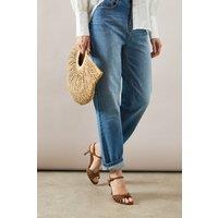 Wallis Women's Isaura Faux Leather Stitch Detail Knotted High Stiletto Heel Sandals in Tan | Size: 4