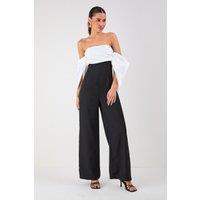 Bardot Volume Sleeve Wide leg Jumpsuit