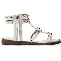 b.soleful Women's 'Saffire' Porvair Sandals in White | Size: 3