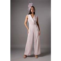 Crepe Wrap Jumpsuit