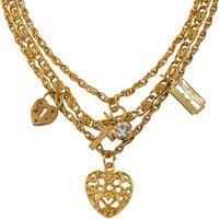 Caramel Vintage Jewellery Women's Gold Mixed Emotions Layered Necklace