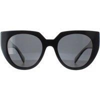 Prada Women's Cat Eye Black & Talc Dark Grey PR14WS