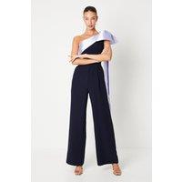 Bow One Shoulder Jumpsuit