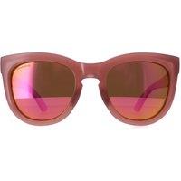 Smith Women's Cat Eye Beige Pink Chromapop Rose Gold Mirror Sidney