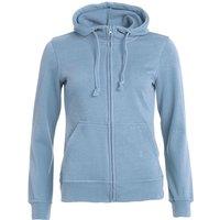 Clique Women's Plain Full Zip Hoodie in Light Blue | Size: XS