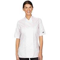 Dennys Women's Premium Short-Sleeved Chef Jacket in White | Size: XL