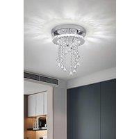Modern Crystal Ceiling Light with Droplets