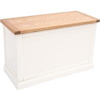 Cabinet Bits Consenza Off-White Blanket Box Ottoman