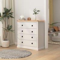 Cabinet Bits Castelli 4 Drawer Chest of Drawers Brass Knob in Off-White