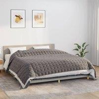 Berkfield Home Weighted Blanket Grey 235x290 cm 15 kg Fabric