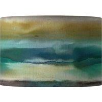 Voyage Maison Fjord Eva Abstract Lampshade in Jade | Size: 40 cm diameter x 25 cm high