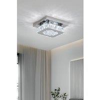 Modern Square Crystal Ceiling Light