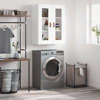 Berkfield Home Wall Mounted Cabinet White 69.5x34x90 cm