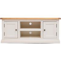 Cabinet Bits Castelli Off-White 2 Door TV Cabinet Brass Knob