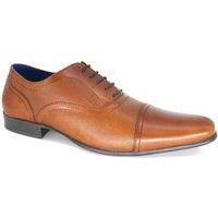 Thomas Crick Men's Leather Lace Up Oxford Shoes in Tan | Size: 12