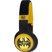 Lazerbuilt Batman DC 2in1 Bluetooth & Wired Light-Up Headphone - Black/Yellow