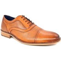 Frank James Men's Holborn Leather Oxford Shoes in Tan | Size: 6