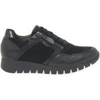 Gabor Women's 'Willet' Casual Trainers in Jet Black | Size: 5.5
