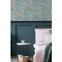 Superfresco Easy Intrigue Spring Wallpaper in Blue | Size: 10000mm x 520mm